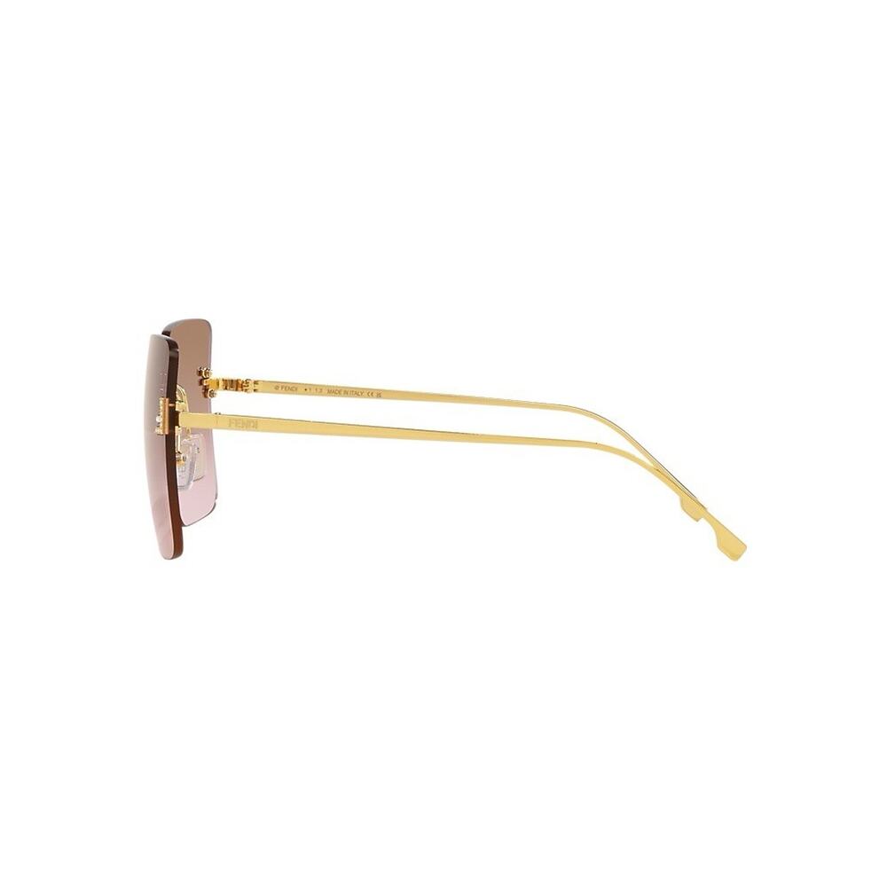 FENDI FIRST CRYSTAL FE4082US 30Z GOLD ROSE PEACH GRADIENT LENS WOMEN SUNGLASSES - Picture 5 of 7